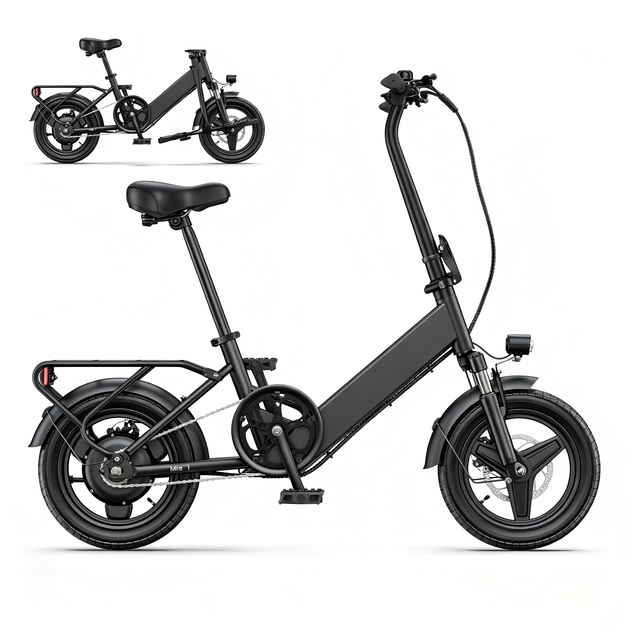 Hillmiles Mile 1 Ultrakompaktes Klapp-E-Bike | 250W Motor | 36V 10.4Ah | 60km Reichweite