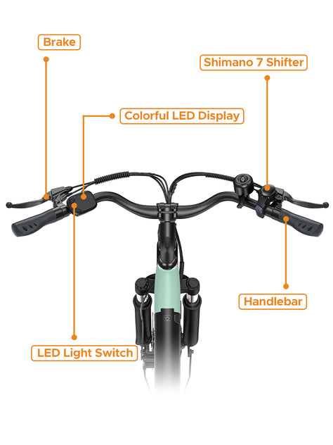 MileCity 1 Bicicleta eléctrica Range City