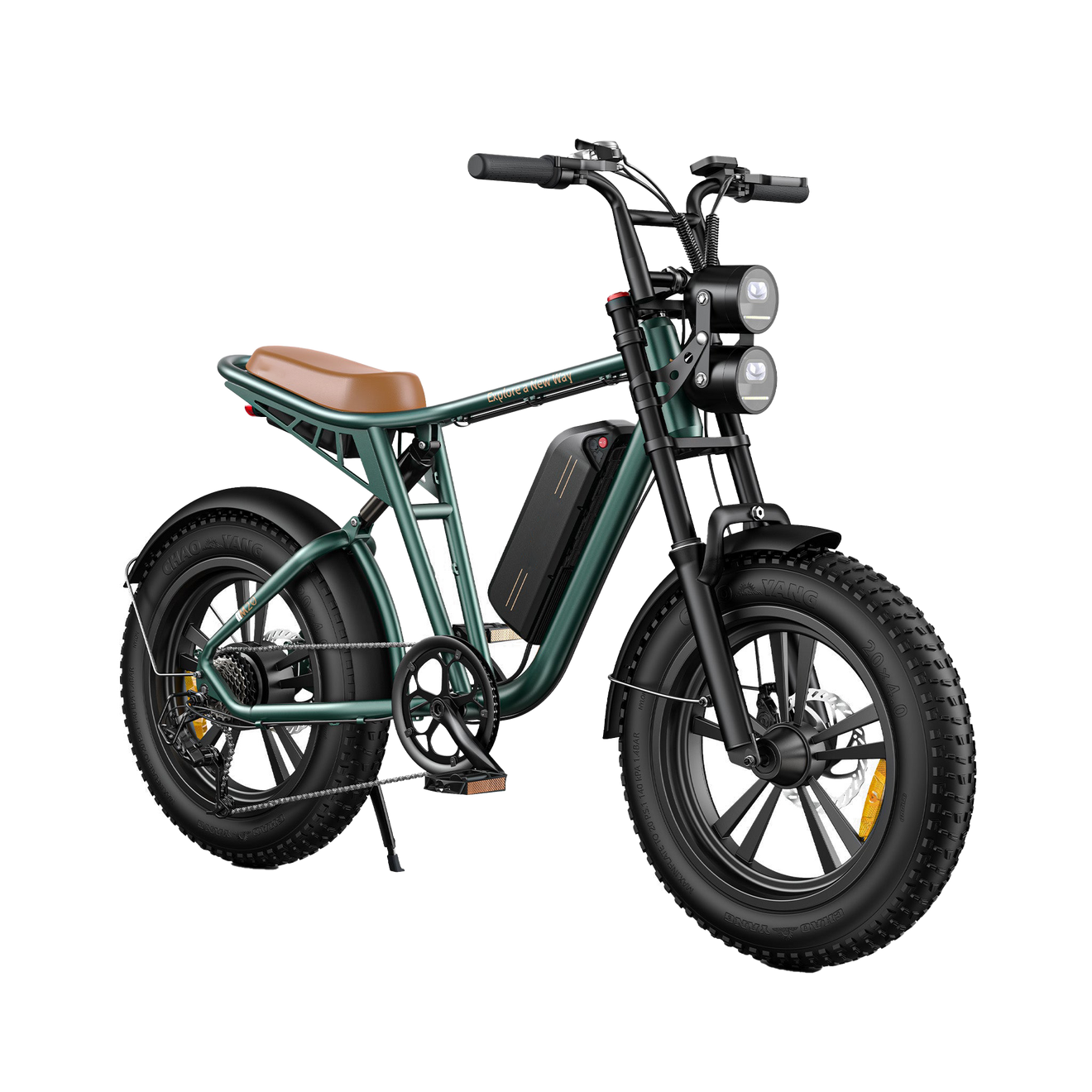 Rower elektryczny w stylu motocykla M20